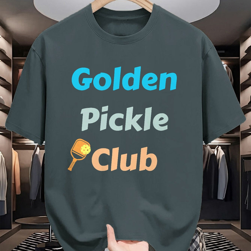 Funny Pickleball Shirt, Pickleball Lover Unisex T-Shirt/Hoodie/Sweatshirt HLT00 - Golden Pickle Club Funny Pickleball Paddle Ball Player T-Shirt