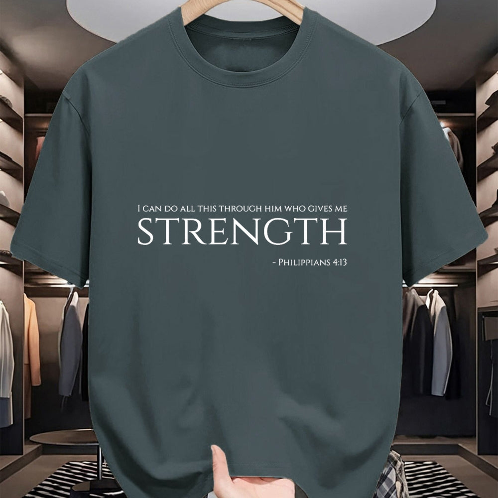 Christian Tee, Christian Faith Unisex T-Shirt/Hoodie/Sweatshirt HLT00 - Christian Bible - Philippians 413 - Motivational Quote T-Shirt