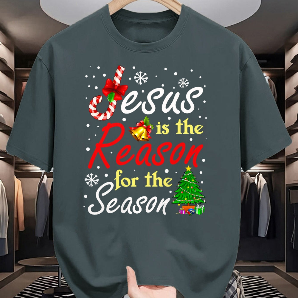 Christian Tee, Christian Faith Unisex T-Shirt/Hoodie/Sweatshirt HLT00 - Christian Jesus The Reason Christmas Stocking Stuffer Gifts T-Shirt