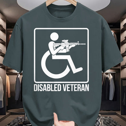 Proud Veteran Shirt, Funny Veteran UnisexT-Shirt/Hoodie/Sweatshirt HLT00 - Disabled Veteran US Military Handicap Vet Combat Veteran T-Shirt