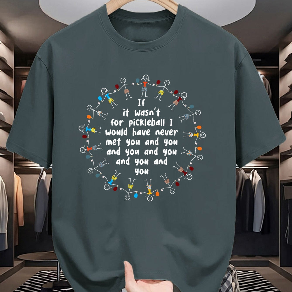 Funny Pickleball Shirt, Pickleball Lover Unisex T-Shirt/Hoodie/Sweatshirt HLT00 - Whyitsme Design Unisex-Adults Black Pickleball Funny T-Shirt