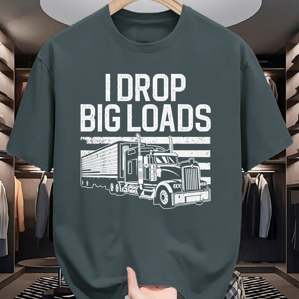 Best Truck Driver Life Shirt, Funny Trucker UnisexT-Shirt/Hoodie/Sweatshirt HLT00 - Funny Trucker Design for Men Women Semi Truck Driver Lover T-Shirt, Men, Black, Medium