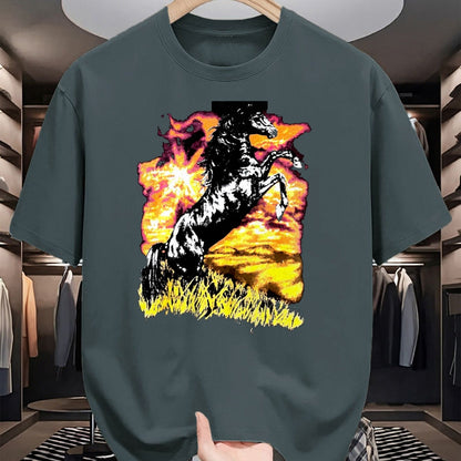 Best Horse Lover Shirt , Funny Horse UnisexT-Shirt/Hoodie/Sweatshirt HLT00 - Charlie T-Shirt Horse T-Shirt, Men, Black, 3X-Large