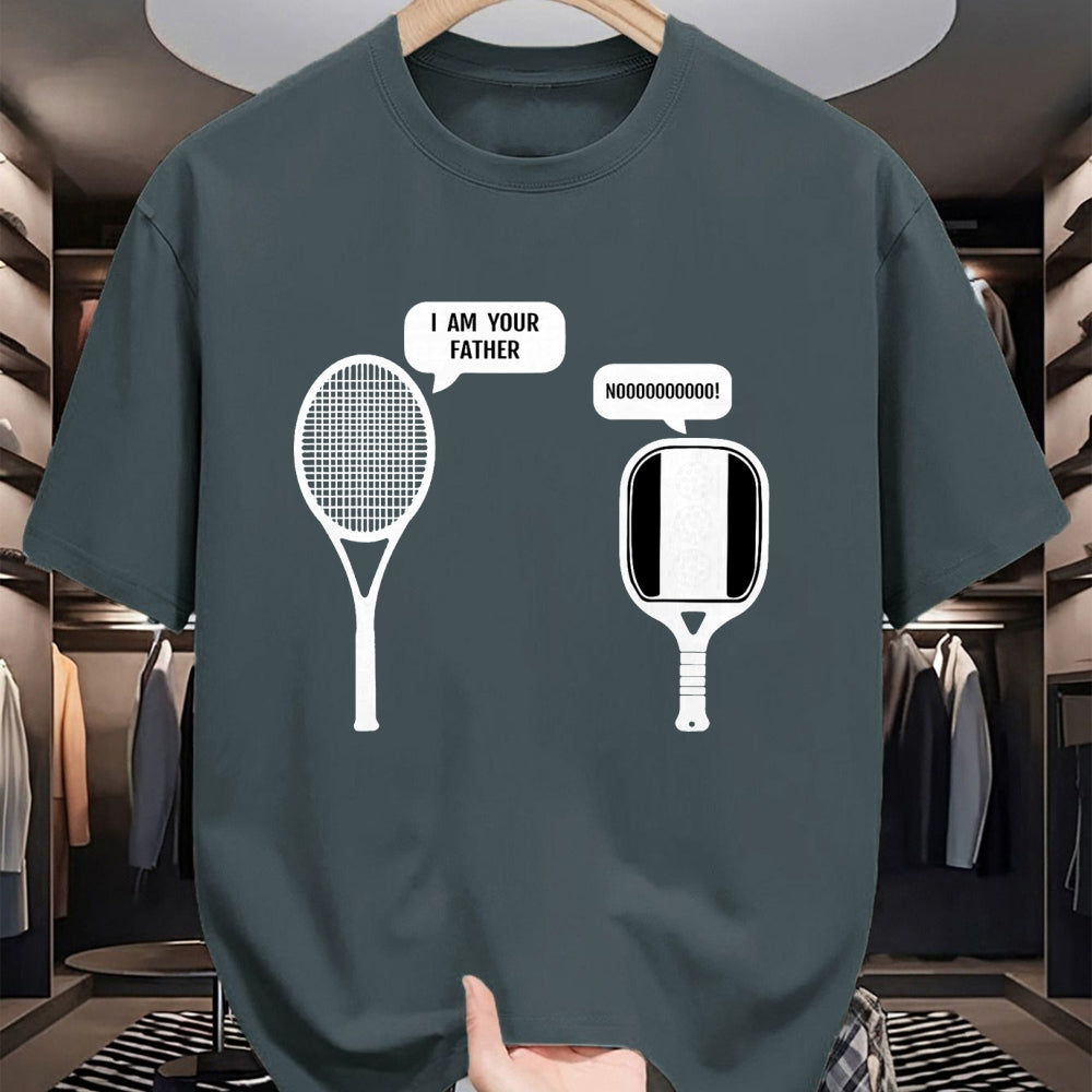 Funny Pickleball Shirt, Pickleball Lover Unisex T-Shirt/Hoodie/Sweatshirt HLT00 - I Am Your Father Funny Pickleball Tennis Racket T-Shirt