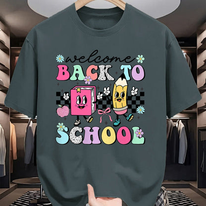 Best Student Shirt, Funny Back To School UnisexT-Shirt/Hoodie/Sweatshirt HLT00 - Welcome Back to School 2026 Teachers Students First Day T-Shirt