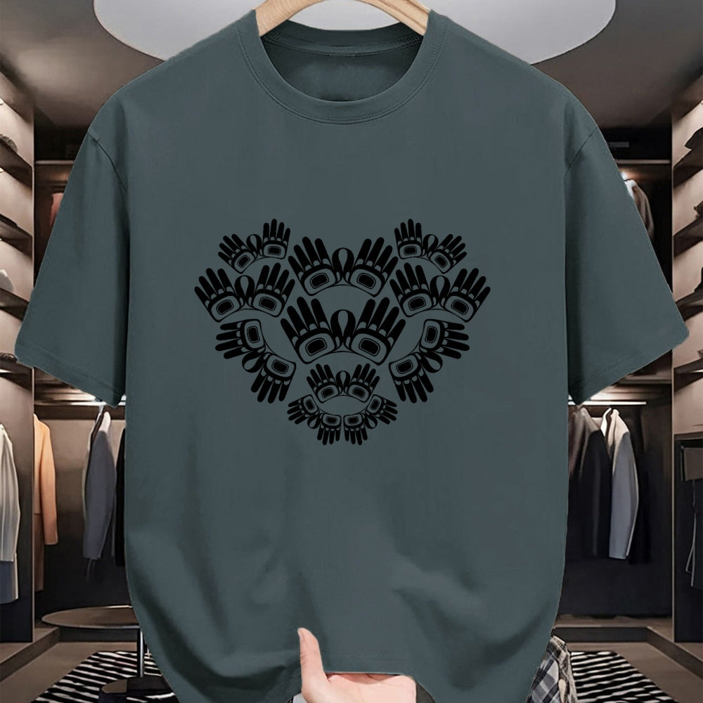 Native American T-Shirts, Vintage Native American Unisex T-Shirt/Hoodie/Sweatshirt HLT00 - Orange Hand MMIW Awareness Indigenous Woman Stolen Sisters