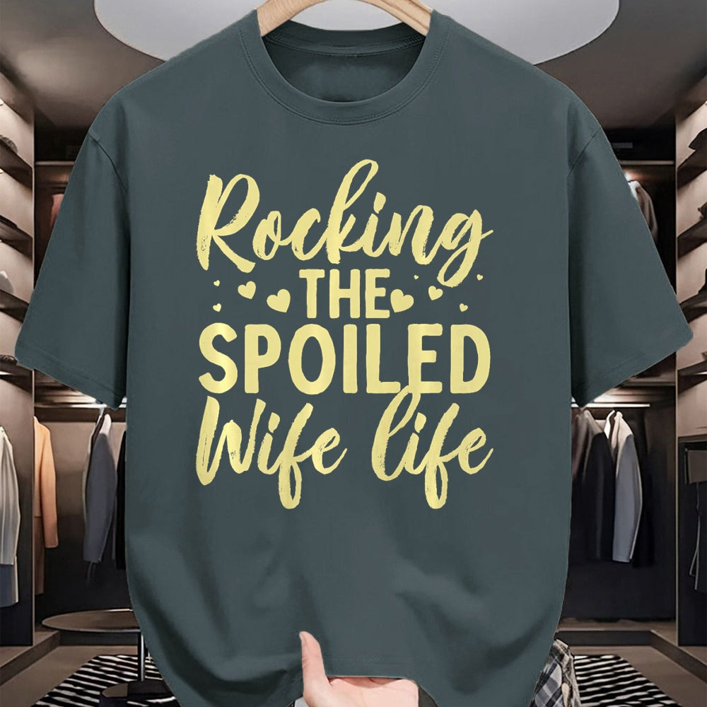 Best Wife Shirt, Wife and Husband Unisex T-Shirt/Hoodie/Sweatshirt HLT00 - Gift for wife T shirt, spoiled wife   Funny Spoiled Wife Art For Women Girls Husband Spoiled Wife Pr (7)