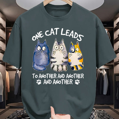 Cat Love Shirt, Funny Cat Lover Gift UnisexT-Shirt/Hoodie/Sweatshirt HLT00 - Funny Cat Design Cat Lover Kitten Cat T-Shirt (1)