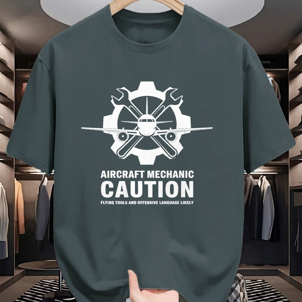 Best Mechanic Life Shirt, Funny Mechanic UnisexT-Shirt/Hoodie/Sweatshirt HLT00 - Aviation Technician, Aircraft Mechanic Caution Flying Tools T-Shirt