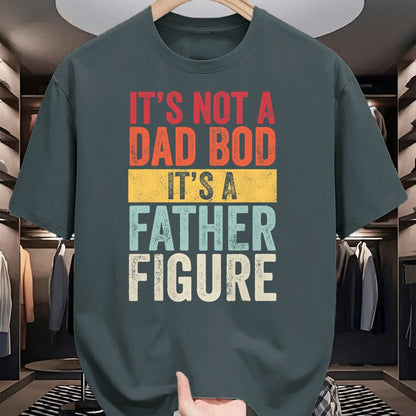 Gift for Dad Shirt, Funny Dad Unisex T-Shirt/Hoodie/Sweatshirt HLT00 – Mens It_s Not A Dad Bod It_s A Father Figure, Funny Retro Vintage,Short Sleeve T-Shirt