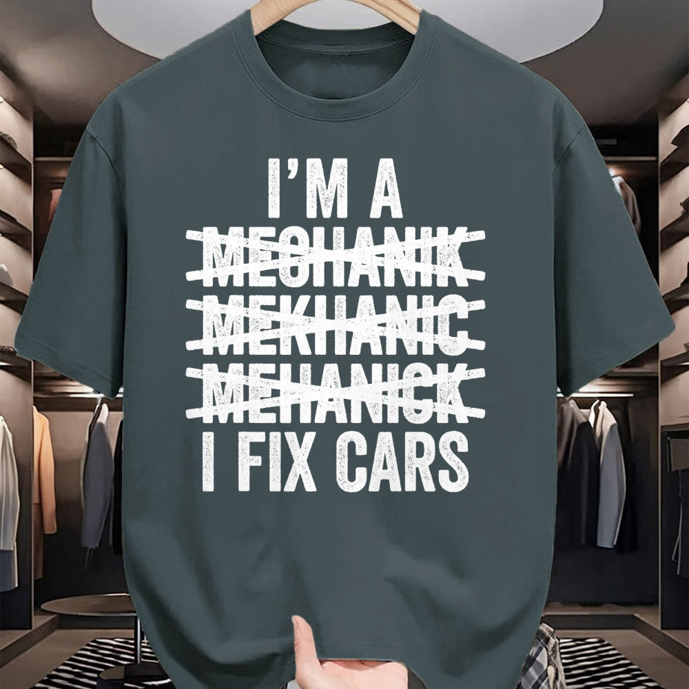 Best Mechanic Life Shirt, Funny Mechanic UnisexT-Shirt/Hoodie/Sweatshirt HLT00 - I'm A Mechanic I Fix Cars Shirt Spell Wrong Mechanic Funny T-Shirt