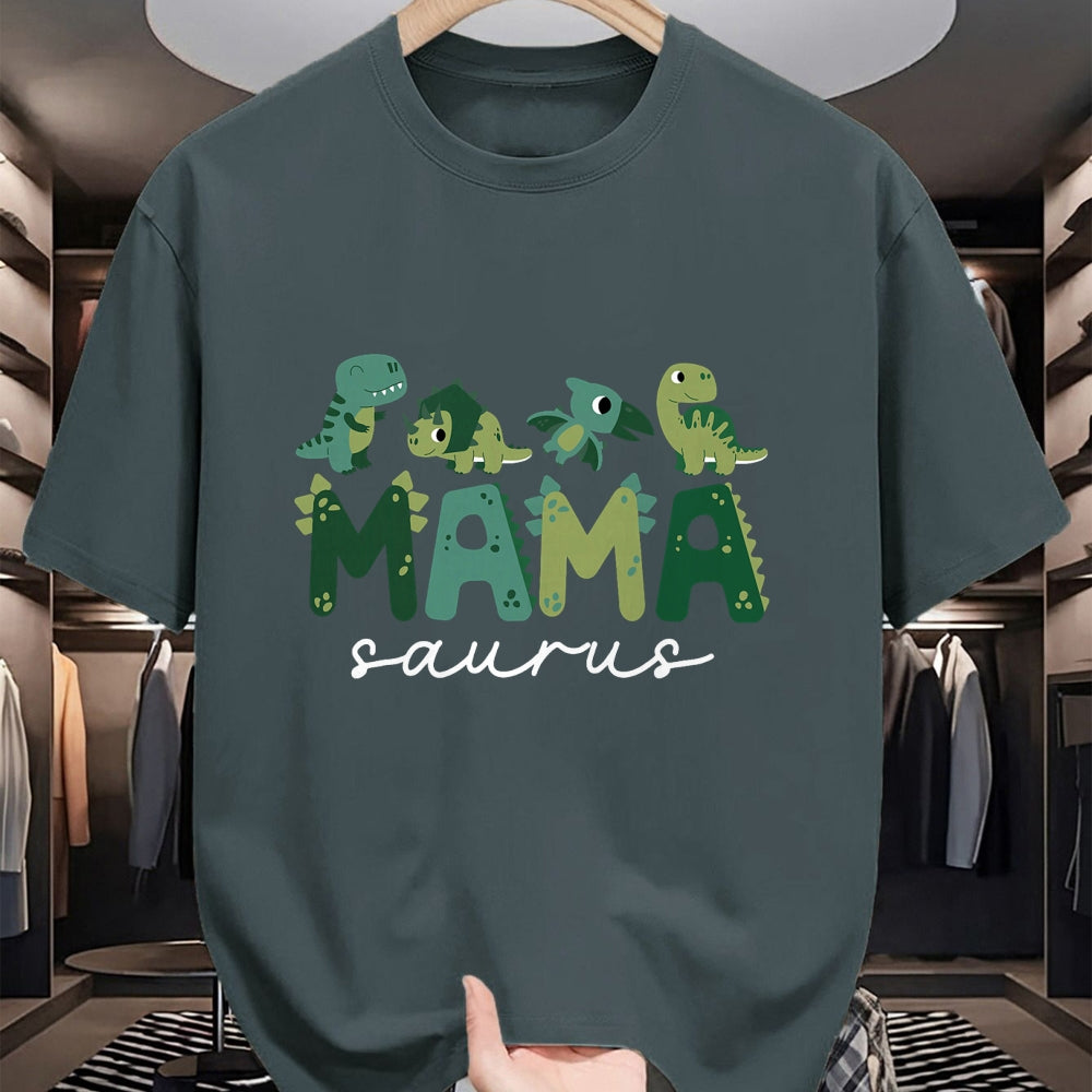 Best Dinosaur Lover Shirt, Funny Dinosaur UnisexT-Shirt/Hoodie/Sweatshirt HLT00 - Mama Saurus Mom Dinosaur Three Rex Birthday Boy Girl Family T-Shirt (2)