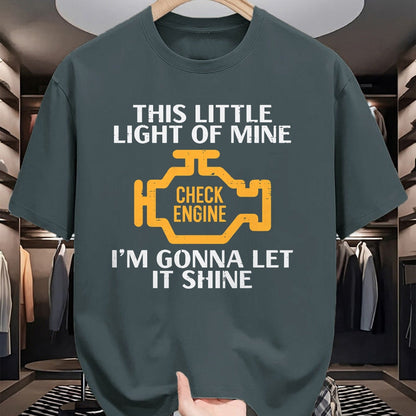 Best Mechanic Life Shirt, Funny Mechanic UnisexT-Shirt/Hoodie/Sweatshirt HLT00 - Check Engine Light Shine Funny Car Auto Mechanic Garage Men T-Shirt