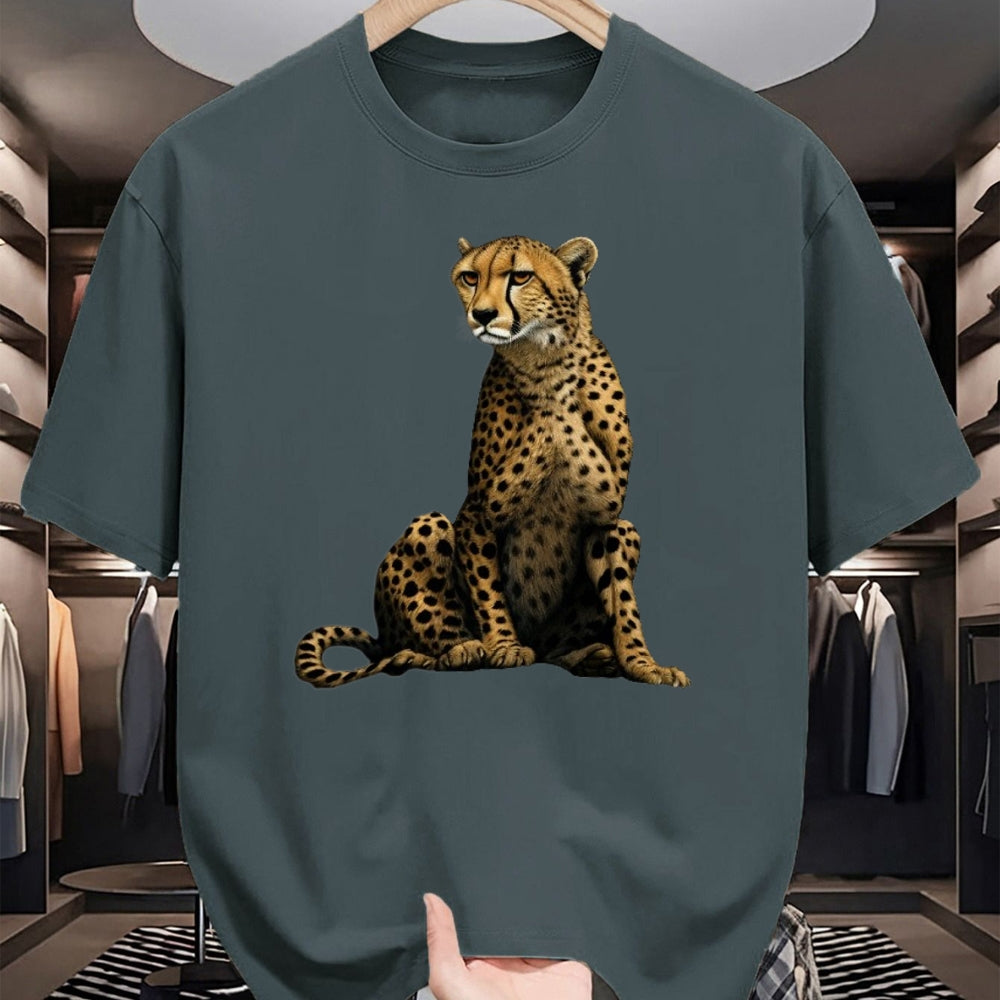 Cat Love Shirt, Funny Cat Lover Gift UnisexT-Shirt/Hoodie/Sweatshirt HLT00 - Cute Cheetah Lover Illustration Wild Cat Love T-Shirt