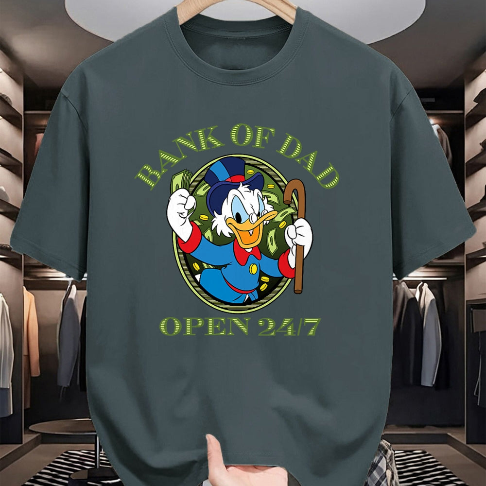 Gift for Dad Shirt, Funny Dad Unisex T-Shirt/Hoodie/Sweatshirt HLT00 – Disney DuckTales Bank of Dad T-Shirt