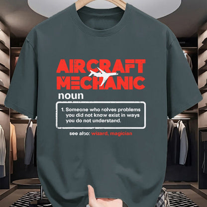 Best Mechanic Life Shirt, Funny Mechanic UnisexT-Shirt/Hoodie/Sweatshirt HLT00 - Aircraft Mechanic Definition Airplane Technician Men Women T-Shirt