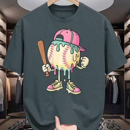 Best Student Shirt, Funny Back To School UnisexT-Shirt/Hoodie/Sweatshirt HLT00 - Cute Baseball Ice Cream Drip Tees for Girls and Boys T Shirts Pastel Sporty Fun