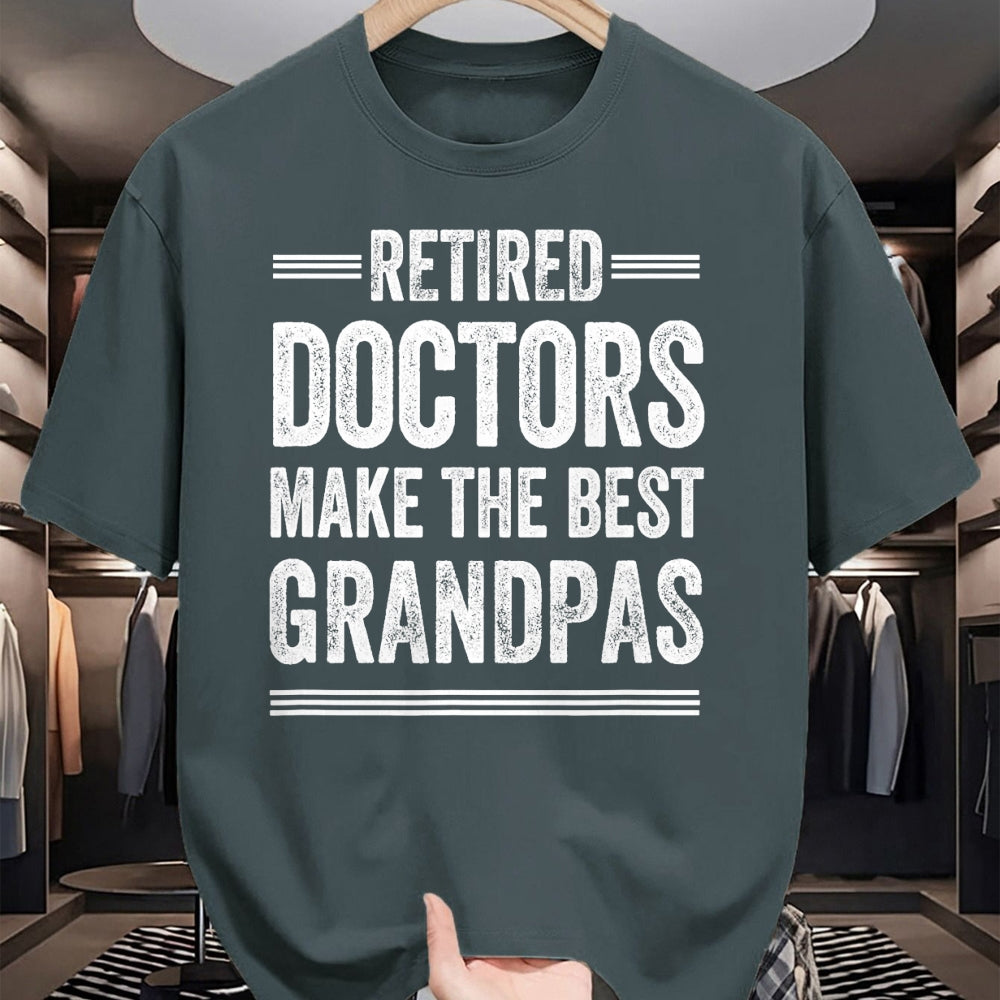 Best Doctor Shirt, Funny Doctor UnisexT-Shirt/Hoodie/Sweatshirt HLT00 - Pensioner Grandpa Doctor MD Retirement Gift Dad T-Shirt