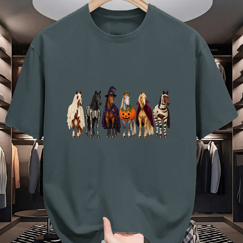 Best Horse Lover Shirt , Funny Horse UnisexT-Shirt/Hoodie/Sweatshirt HLT00 - Horse Lover Halloween Costumes Ghost Pumpkin Skeleton T-Shirt