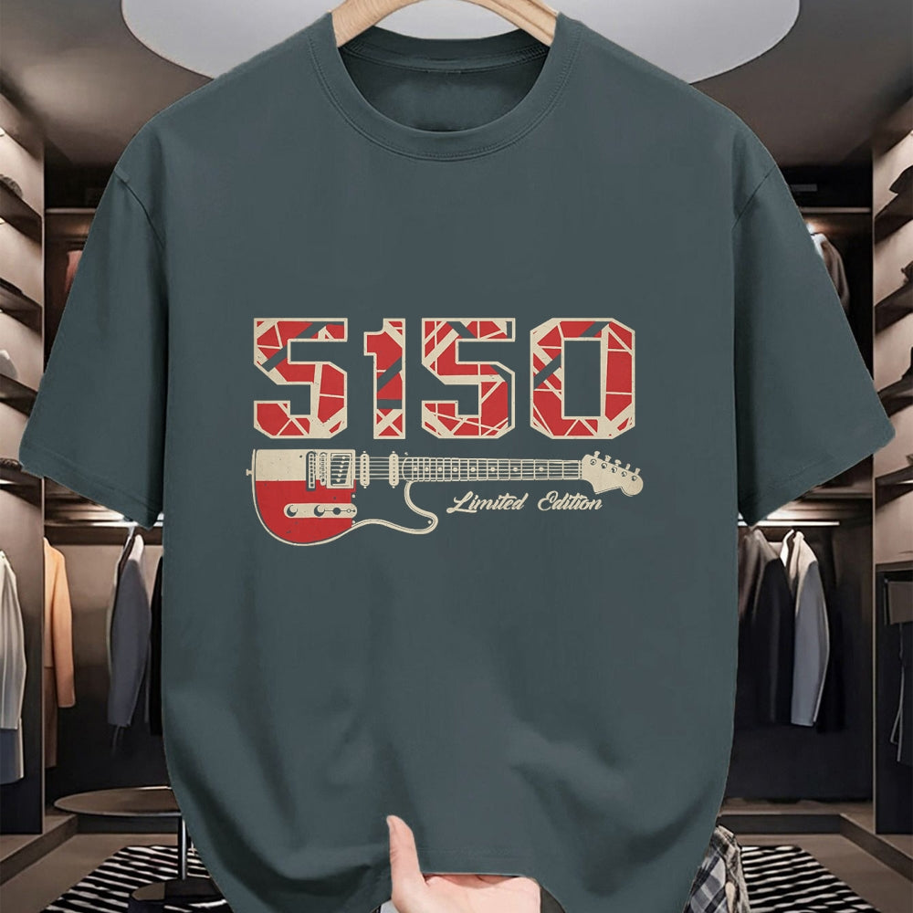 Guitar Lover Shirt, Funny Guitar UnisexT-Shirt/Hoodie/Sweatshirt HLT00 - Vintage 5150 Classic Rock Music Guitar Limited Edition T-Shirt