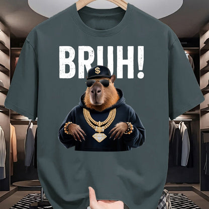 Cute Capybara Shirt, Funny Capybara Unisex T-Shirt/Hoodie/Sweatshirt HLT00 - Stylish Hip Hop Capybara Long Sleeve T-Shirt