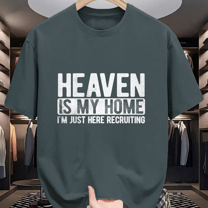 Christian Tee, Christian Faith Unisex T-Shirt/Hoodie/Sweatshirt HLT00 - Heaven Is My Home Christian Religious Jesus T-Shirt (1)