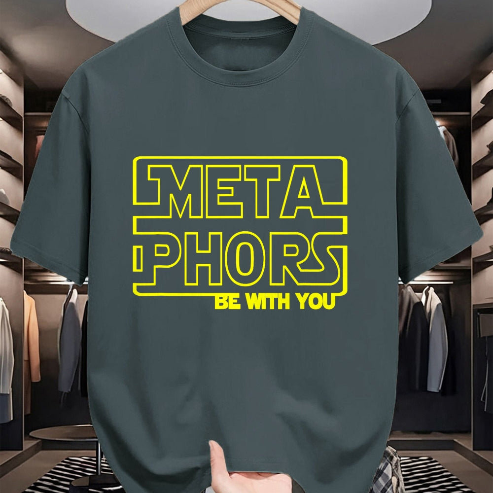 Best Teacher Shirt, Funny Teacher UnisexT-Shirt/Hoodie/Sweatshirt HLT00 - Metaphors Be with You Funny English Teacher Shirts Tee T-Shirt