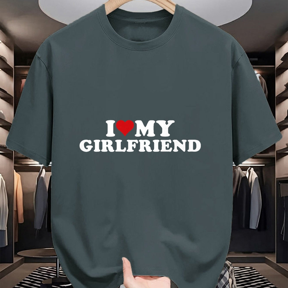 Best Wife Shirt, Wife and Husband Unisex T-Shirt/Hoodie/Sweatshirt HLT00 - I Love My Hot Girlfriend I Heart My Hot Girlfriend GF T-Shirt