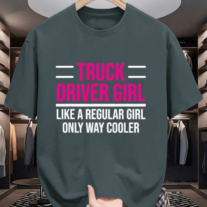 Best Truck Driver Life Shirt, Funny Trucker UnisexT-Shirt/Hoodie/Sweatshirt HLT00 - Cool Truck Driver Girl Funny Trucker Women T-Shirt, Men, Black, X-Large