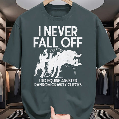 Best Horse Lover Shirt , Funny Horse UnisexT-Shirt/Hoodie/Sweatshirt HLT00 - Never Fall Off Horse Funny Horseback Riding Equestrian Gift T-Shirt