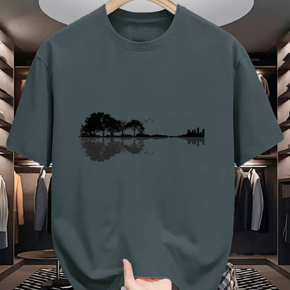 Guitar Lover Shirt, Funny Guitar UnisexT-Shirt/Hoodie/Sweatshirt HLT00 - Acoustic Guitar Nature Forest Music Bass Guitarist Men Women T-Shirt