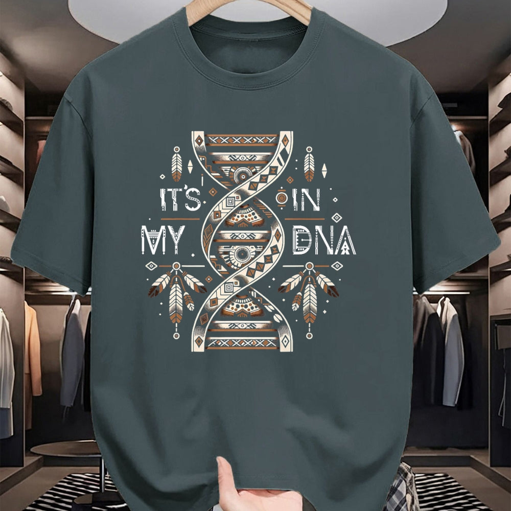 Native American T-Shirts, Vintage Native American Unisex T-Shirt/Hoodie/Sweatshirt HLT00 - It_s In My DNA Native Heritage Month Proud Native American