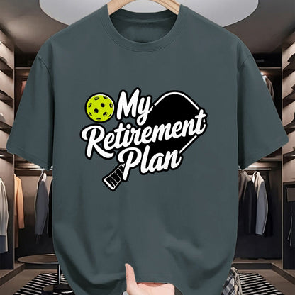 Funny Pickleball Shirt, Pickleball Lover Unisex T-Shirt/Hoodie/Sweatshirt HLT00 - My Retirement Plan Pickleball T-Shirt