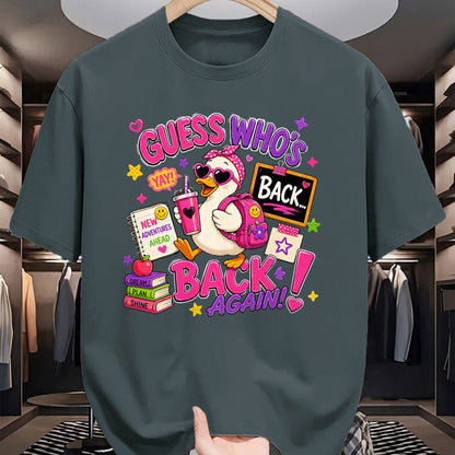 Best Student Shirt, Funny Back To School UnisexT-Shirt/Hoodie/Sweatshirt HLT00 - Guess Who_s Back Again Funny Back to School Teacher T-Shirt