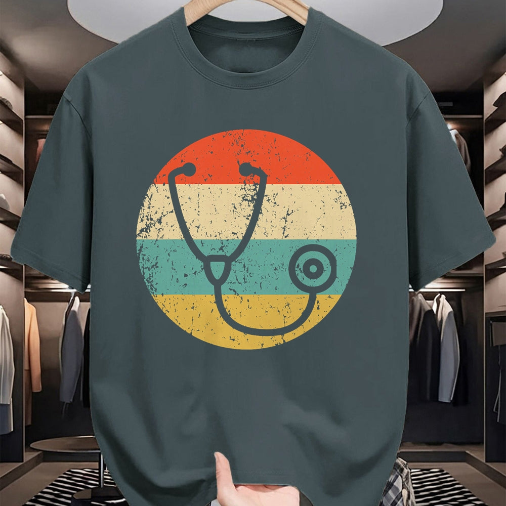 Best Doctor Shirt, Funny Doctor UnisexT-Shirt/Hoodie/Sweatshirt HLT00 - Doctor Nurse Vintage Retro Stethoscope T-Shirt