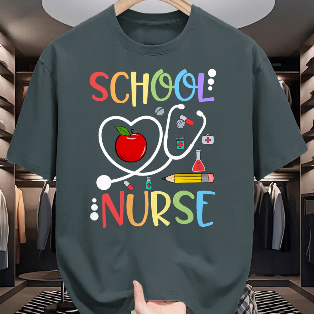 Funny Nurse Shirt, Nurse Unisex T-Shirt/Hoodie/Sweatshirt HLT00 - School Nurse Appreciation Nursing Nurse Day & Nurse Week T-Shirt (1)