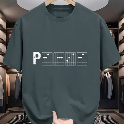 Guitar Lover Shirt, Funny Guitar UnisexT-Shirt/Hoodie/Sweatshirt HLT00 - Guitar Chord Shirt Tab Funny Peace Word Made of Chords T-Shirt