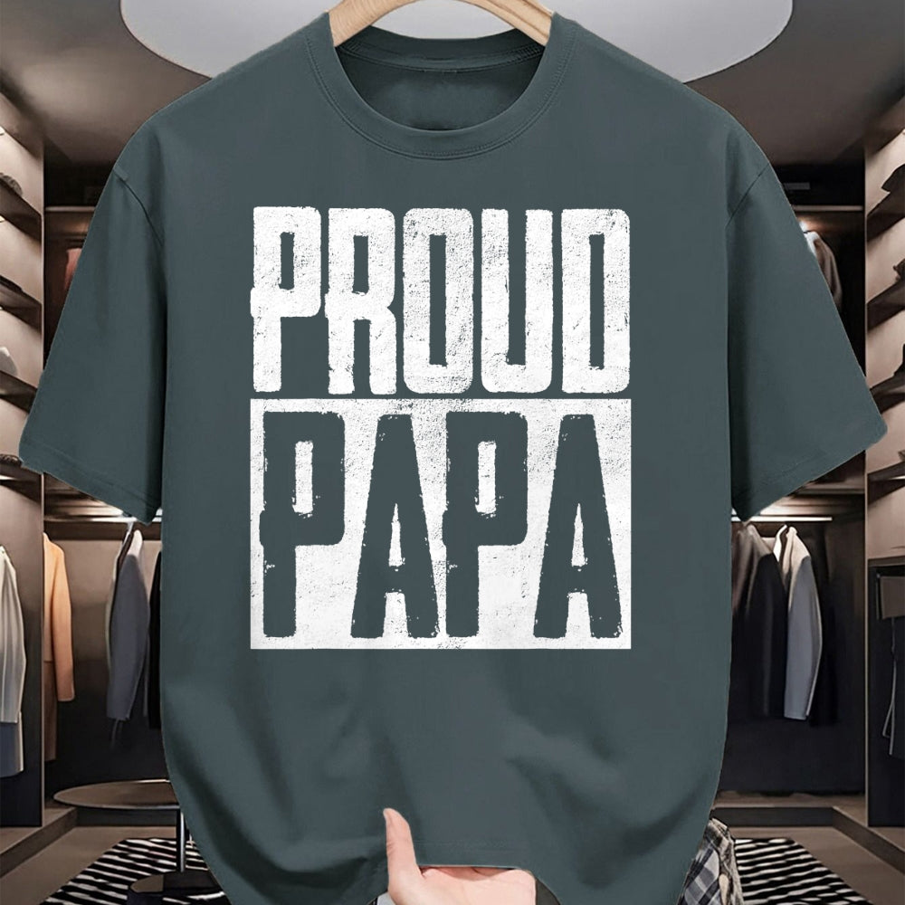 Gift for Dad Shirt, Funny Dad Unisex T-Shirt/Hoodie/Sweatshirt HLT00 – Proud Papa Father Fatherhood Parent Happy Father_s Day T-Shirt