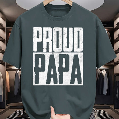Gift for Dad Shirt, Funny Dad Unisex T-Shirt/Hoodie/Sweatshirt HLT00 – Proud Papa Father Fatherhood Parent Happy Father_s Day T-Shirt