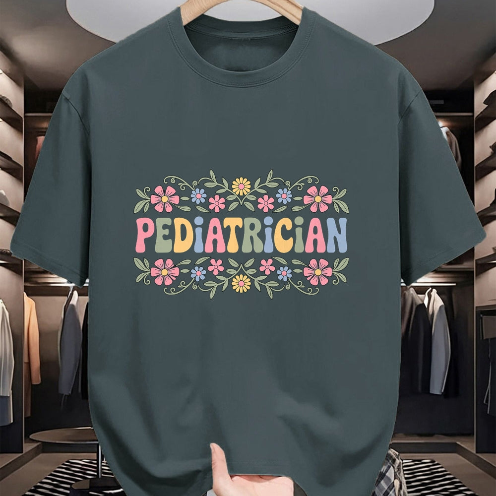 Best Doctor Shirt, Funny Doctor UnisexT-Shirt/Hoodie/Sweatshirt HLT00 - Cute Pediatrician Art for Women Girls Mom Pediatric Doctor T-Shirt