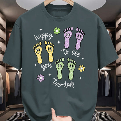 Best Doctor Shirt, Funny Doctor UnisexT-Shirt/Hoodie/Sweatshirt HLT00 - Happy to See You Today Podiatry Foot Doctor Podiatrist Nurse T-Shirt