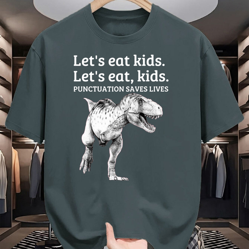 Best Teacher Shirt, Funny Teacher UnisexT-Shirt/Hoodie/Sweatshirt HLT00 - Funny Let's Eat Kids Punctuation Saves Lives Grammar T Shirt T-Shirt