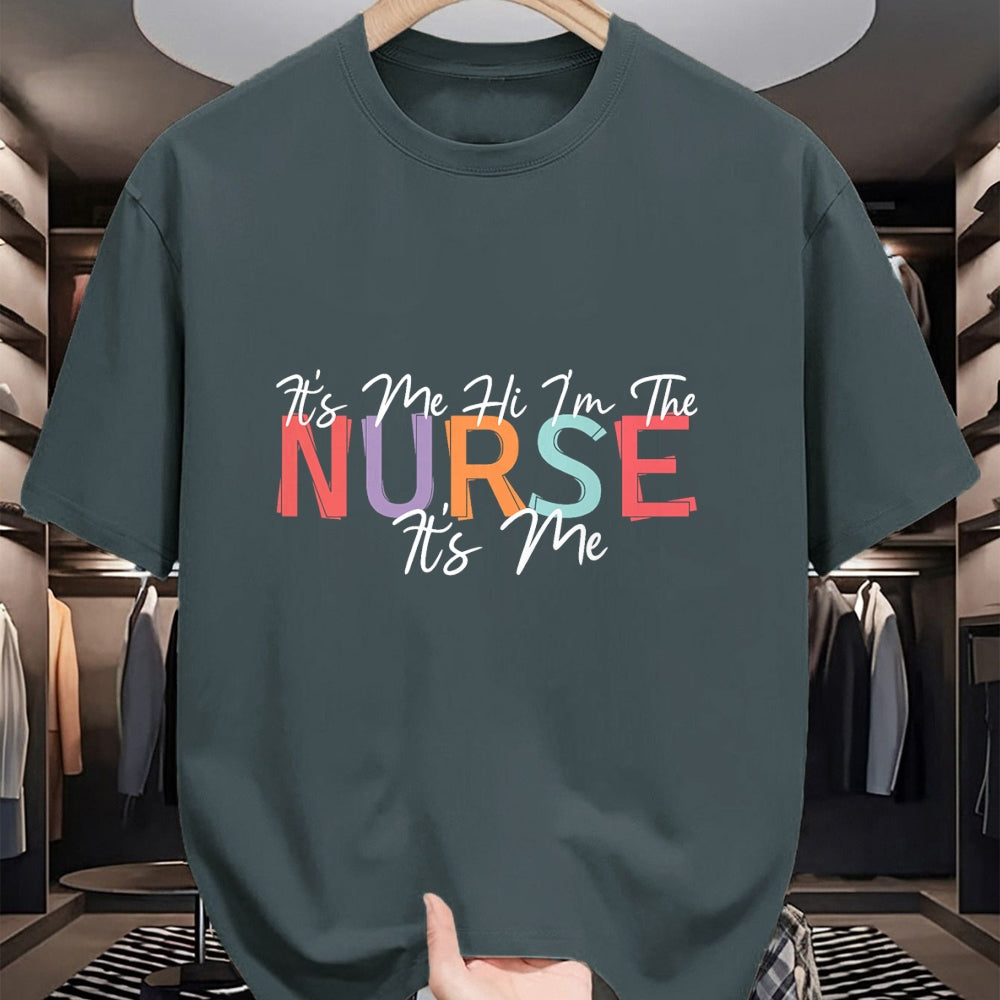 Funny Nurse Shirt, Nurse Unisex T-Shirt/Hoodie/Sweatshirt HLT00 - Nursing humor Its Me Hi I'm The Nurse RN ER NICU LPN T-Shirt