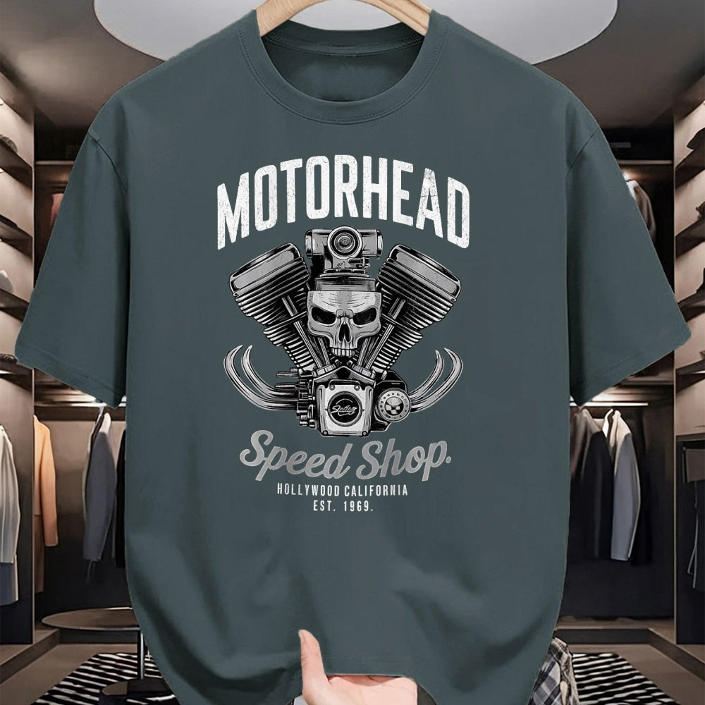 Best Mechanic Life Shirt, Funny Mechanic UnisexT-Shirt/Hoodie/Sweatshirt HLT00 - Skeleton Motor Head Speed Shop Hot Rod Mechanic Car Lover T-Shirt