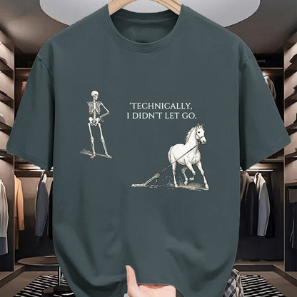 Best Horse Lover Shirt , Funny Horse UnisexT-Shirt/Hoodie/Sweatshirt HLT00 - Horse Riding Saying Equestrian Skeleton Dark Humor Vintage T-Shirt
