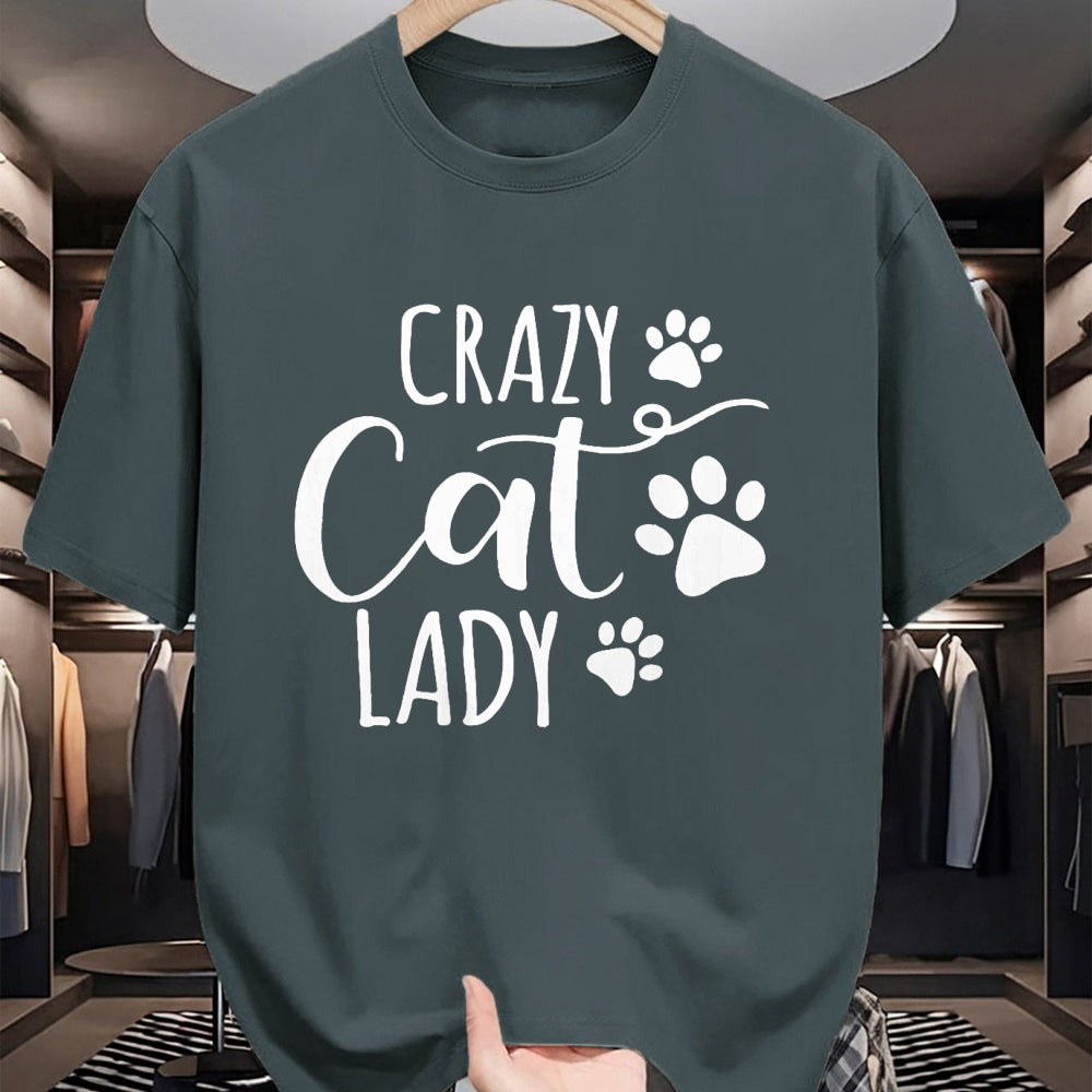 Cat Love Shirt, Funny Cat Lover Gift UnisexT-Shirt/Hoodie/Sweatshirt HLT00 - Crazy Cat Lady Funny Cat Meow for Men Women Love cat T-Shirt (1)