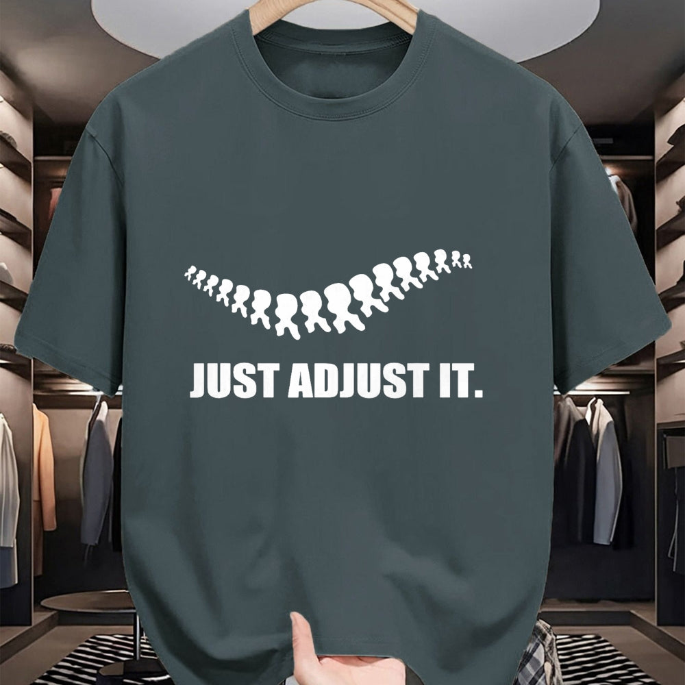 Best Doctor Shirt, Funny Doctor UnisexT-Shirt/Hoodie/Sweatshirt HLT00 - Just Adjust It Back Subluxation Chiropractor Pun T Shirt T-Shirt