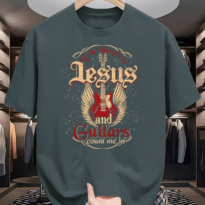 Christian Tee, Christian Faith Unisex T-Shirt/Hoodie/Sweatshirt HLT00 - Guitarist Guitar Musician Christian Music Jesus T-Shirt