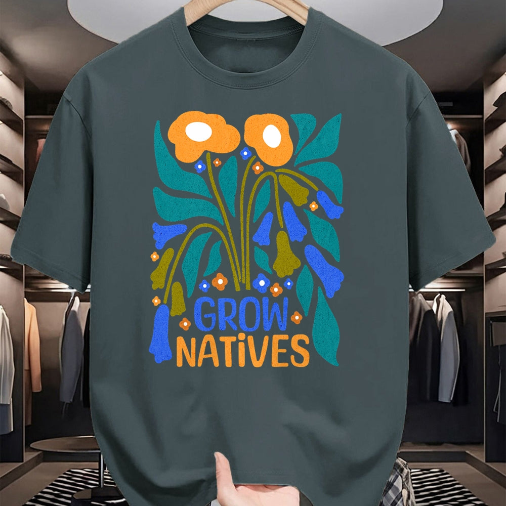 Native American T-Shirts, Vintage Native American Unisex T-Shirt/Hoodie/Sweatshirt HLT00 - Grow Natives for Gardeners Who Grow Native Plants