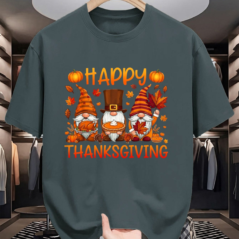 Best Thanksgiving Family Shirt , Funny Thanksgiving UnisexT-Shirt/Hoodie/Sweatshirt HLT00 - Happy Thanksgiving Gnomes for Turkey Day Family Dinner T-Shirt